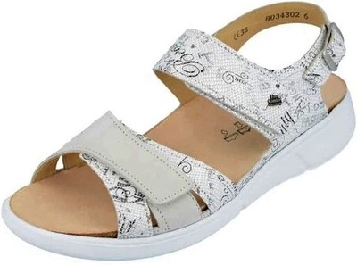 Finn Comfort Women's Nadi Sandal - White Leather, Women Size 36 (6 US)