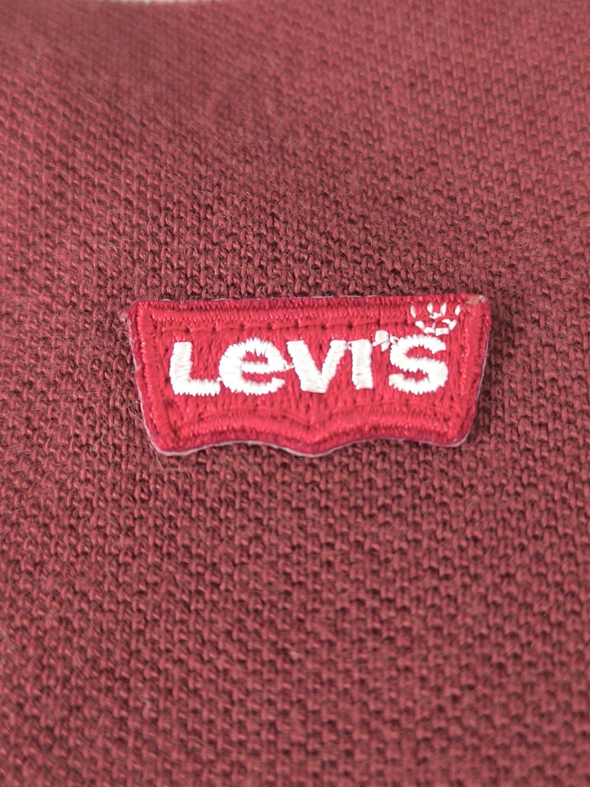 Levi's Mens Polo Shirt XL Striped Brown Red Blue Yellow Short Sleeve image 8