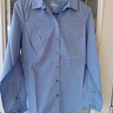 2 ChefWorks Urban Collection Womens XS Modern Chambray Dress Shirt New 2