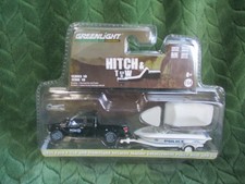 Greenlight Hitch & Tow 2015 Ford F-150-Homeland Security Marine Police Boat