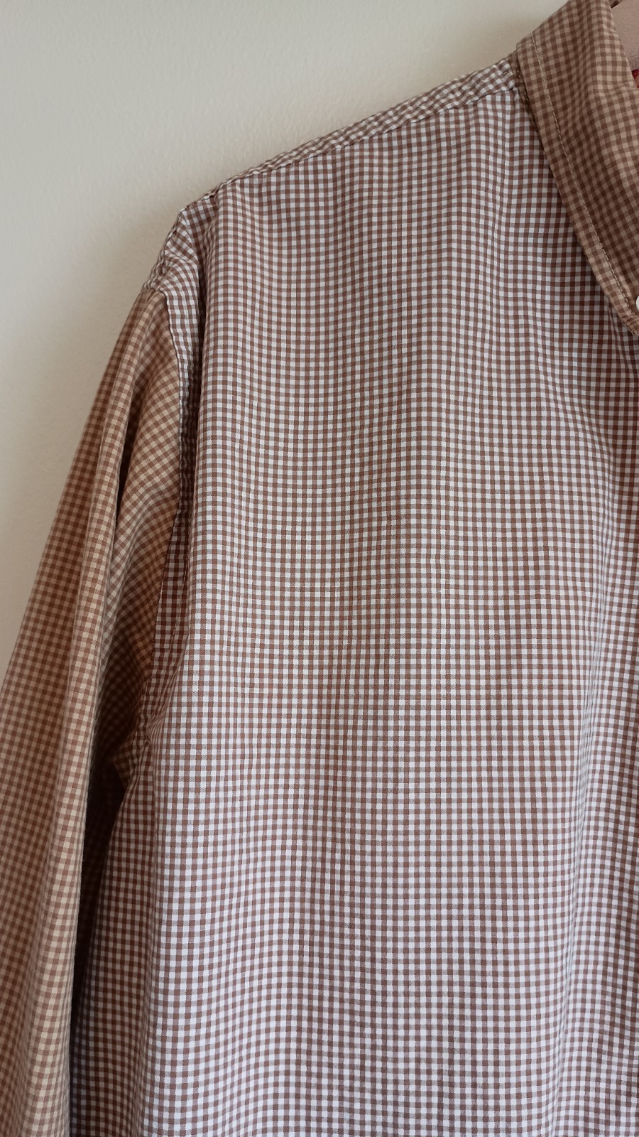 American Eagle Patchwork Gingham Button Up Top Si… - image 4