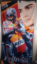 Dani Pedrosa Moto GP Repsol Honda Precisport Large Beach Towel - Ex Condition