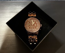 Königswerk Chronograph Diamanten Herrenuhr Bronze/Braun inklusive OVP