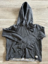 Abercrombie Fitch Women s Hoodie Sweater - Size XS - Heather Gray A F Cropped