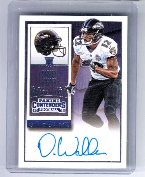 2015 Panini Contenders Darren Waller Rookie Ticket Auto RC #146