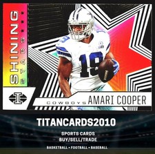 Amari Cooper 2021 Panini Illusions Clear Shots Dallas Cowboys #SS-6