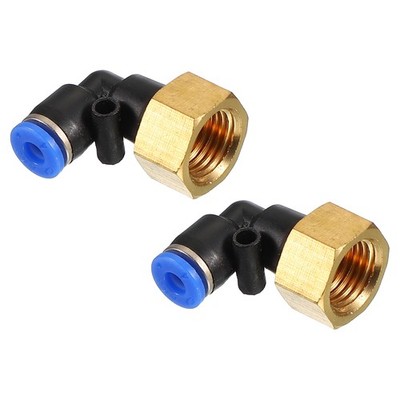 4mm Schlauch x 1/4'' PT Gewinde 90° Push-Fitting für 2er-Pack