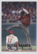 2019 Topps Stadium Club Black Foil Ketel Marte #96 4i6