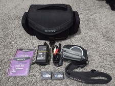 Sony Handycam Mini DVD Camcorder DCR-DVD92 Digital Power Cord  Case Bundle