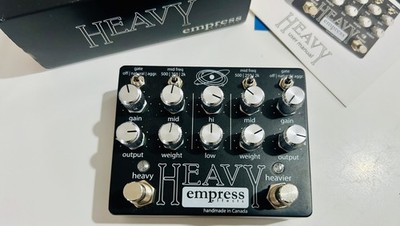 Empress Effects Heavy Dual Distortion Pedal WIE NEU