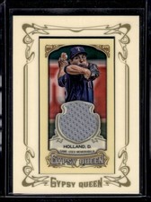 2014 Topps Gypsy Queen Framed Mini Relics #GMRDH Derek Holland