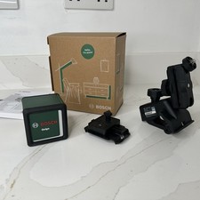Bosch Quigo Cross Line Laser Level + MM2 Clamp Tripod RRP £59 