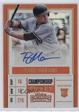 2017 Chronicles Contenders Rookie Championship Ticket 31/49 Trey Mancini #12 5w7
