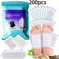 100/200pcs Foot Pads with Vitamin C Ginger Powder Deep Cleansing, Foot Care