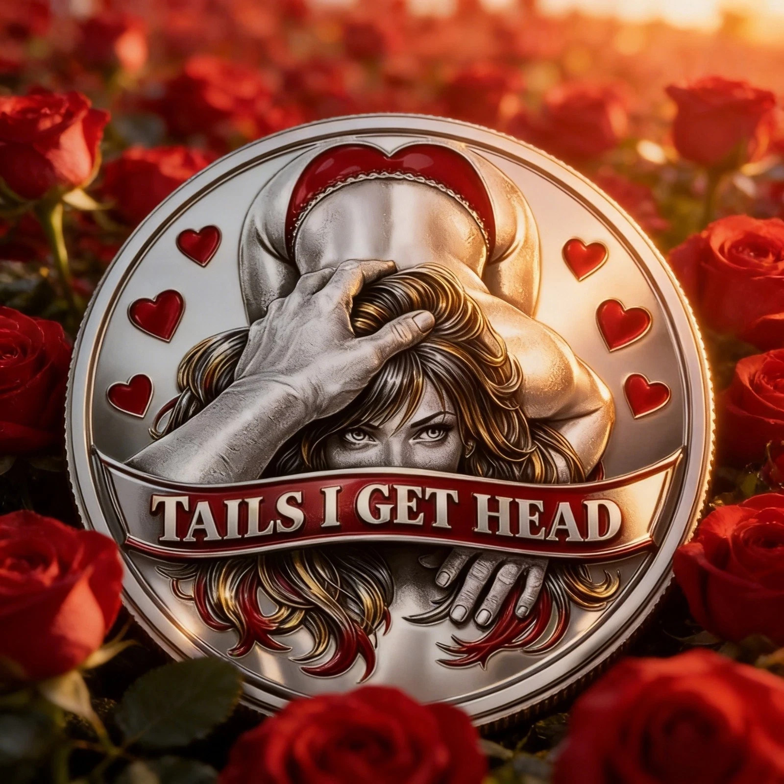 Heads I Get Tail / Tails I Get Head Commemorative Coin, Naughty Adult 1 pc