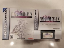 Final Fantasy V 5 Advance 2006 Game Boy Advance GBA cartuccia personalizzata completa