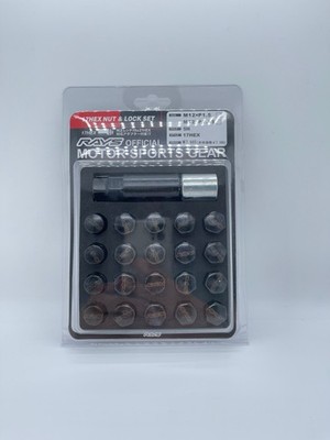 Rays lug Set of 20 Rays 17HEX Lug Nuts & Lock Set 20pcs 12x1.5 Type R honda