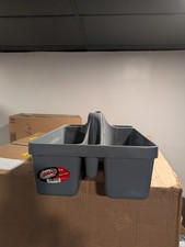 Lipman Commercial Grade Maid Caddy with 5 Compartment, Gray Heavy Duty Caddi