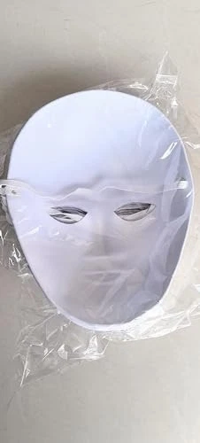 Máscaras de papel pintables para carnaval, disfraces, fiesta de Halloween mujeres hombres hágalo usted mismo Foto 4 de 4