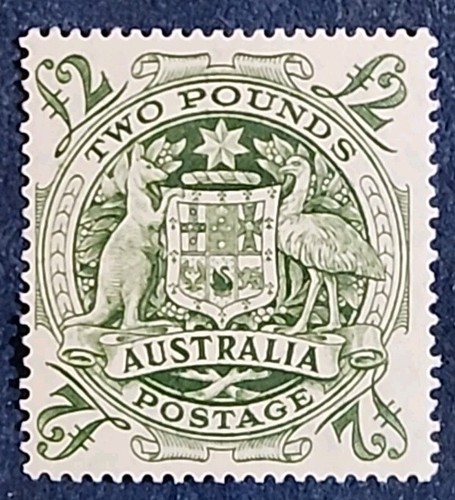 1941 £2 Green Coat of Arms Stamp MUH M314