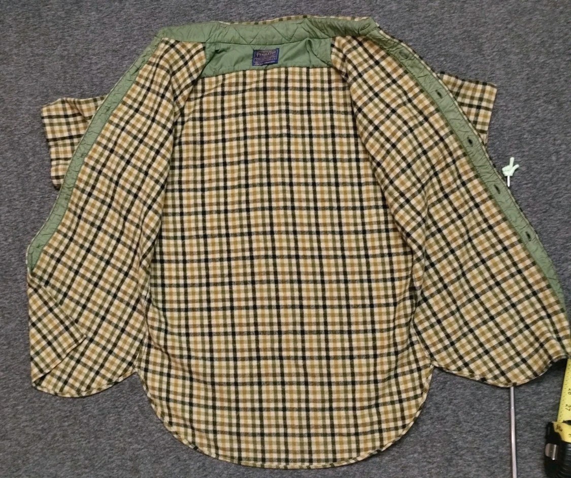 Pendleton Virgin Wool Medium Short Sleeve Plaid b… - image 4