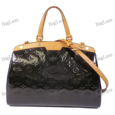 LOUIS VUITTON LV Blair MM 2 Way Shoulder Bag M90054 Monogram Vernis Grand Blue