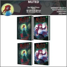 Muted (2025) TP HC Vol 1 2 Miranda Mundt Ten Speed Press Web Toon COVER SELECT