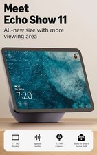 Amazon Echo Show 11 (newest gen), Vibrant Full-HD 11" display - Graphite