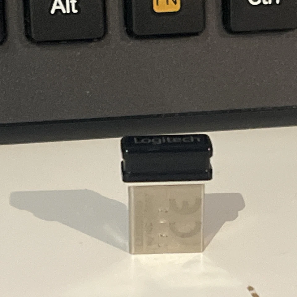 Logitech K360 Y-R0017 Wireless Keyboard Black with USB Reciever Tested Working - Image 4 of 4