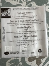Creative Memories Collection NegCare Sleeves 6 Sets Scrapbooking Photo Saving