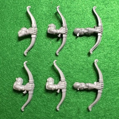 Warhammer Orks & Goblins Bits AOS Goblin Bogenschütze Bogenarm 6x Waffen Ersatzteile  