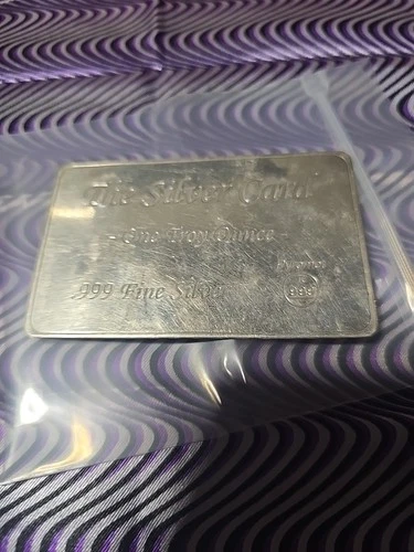Pyromet the Silver Card .999 Fine Silver 1 Troy oz Fits in Wallet