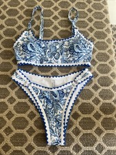 SHEIN Women's Floral Print Bikini, Summer Beach Casual Swimsuit Sets Size SMALL