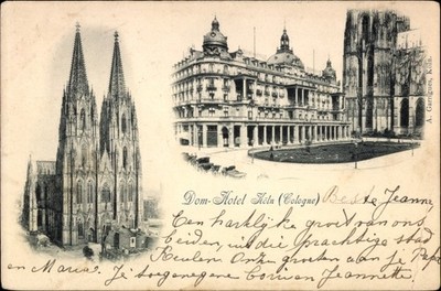 Ak Köln am Rhein, Dom, Dom Hotel - 3882867