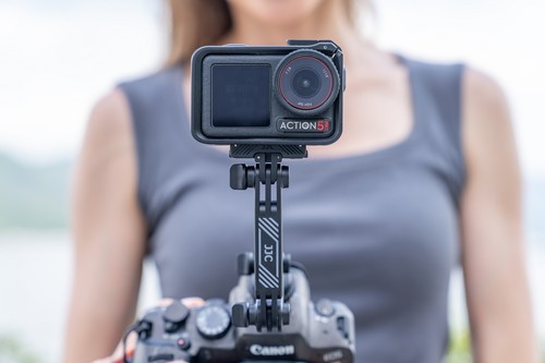 JJC Magnetic Quick Release Adapter Mount for DJI Osmo 360 Action 5 Pro 4 3 Black - Picture 2 of 16