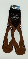 Kentucky Derby 144 Cartoon Horse Socks Adult Large