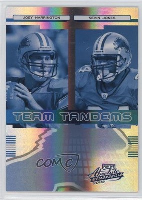 2006 Playoff Absolute Memorabilia Spectrum /100 Joey Harrington Kevin Jones 0f8