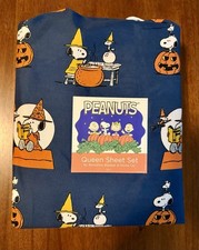 Berkshire Blanket  Home Co Peanuts Queen 4pc Sheet Set Halloween Snoopy
