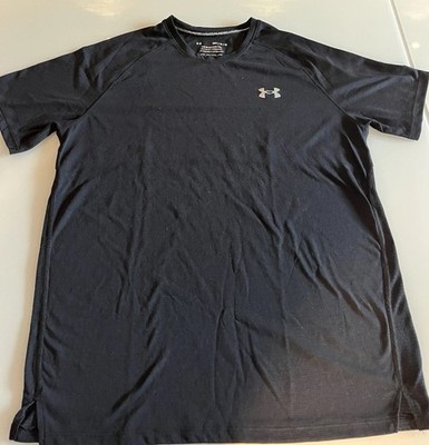Under Armour Tech T-Shirt in Gr. M Schwarz Running Gym Training Workout Dry Fit