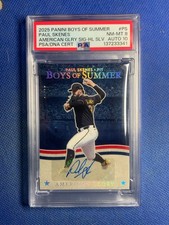 2025 Panini Boys of Summer Paul Skenes American Glory Blue Auto #1/25 Psa 8/10