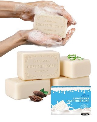 Australian Goat Milk Soap,Helps Moisturize,Smooth & Cleanse Skin,Triple-mille...