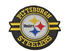 Pittsburgh Steelers Embroidered Iron On Patch