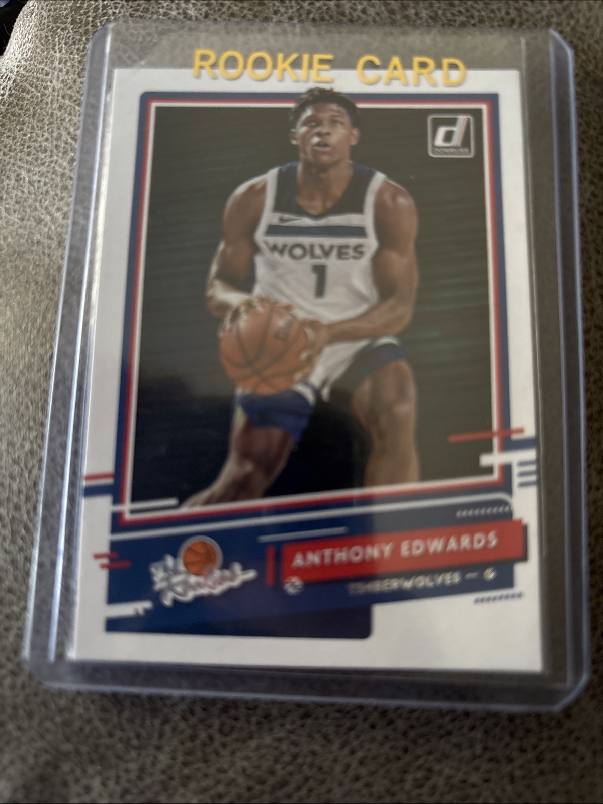 2020-21 Panini Donruss Anthony Edwards #2 The Rookies Minnesota Timberwolves