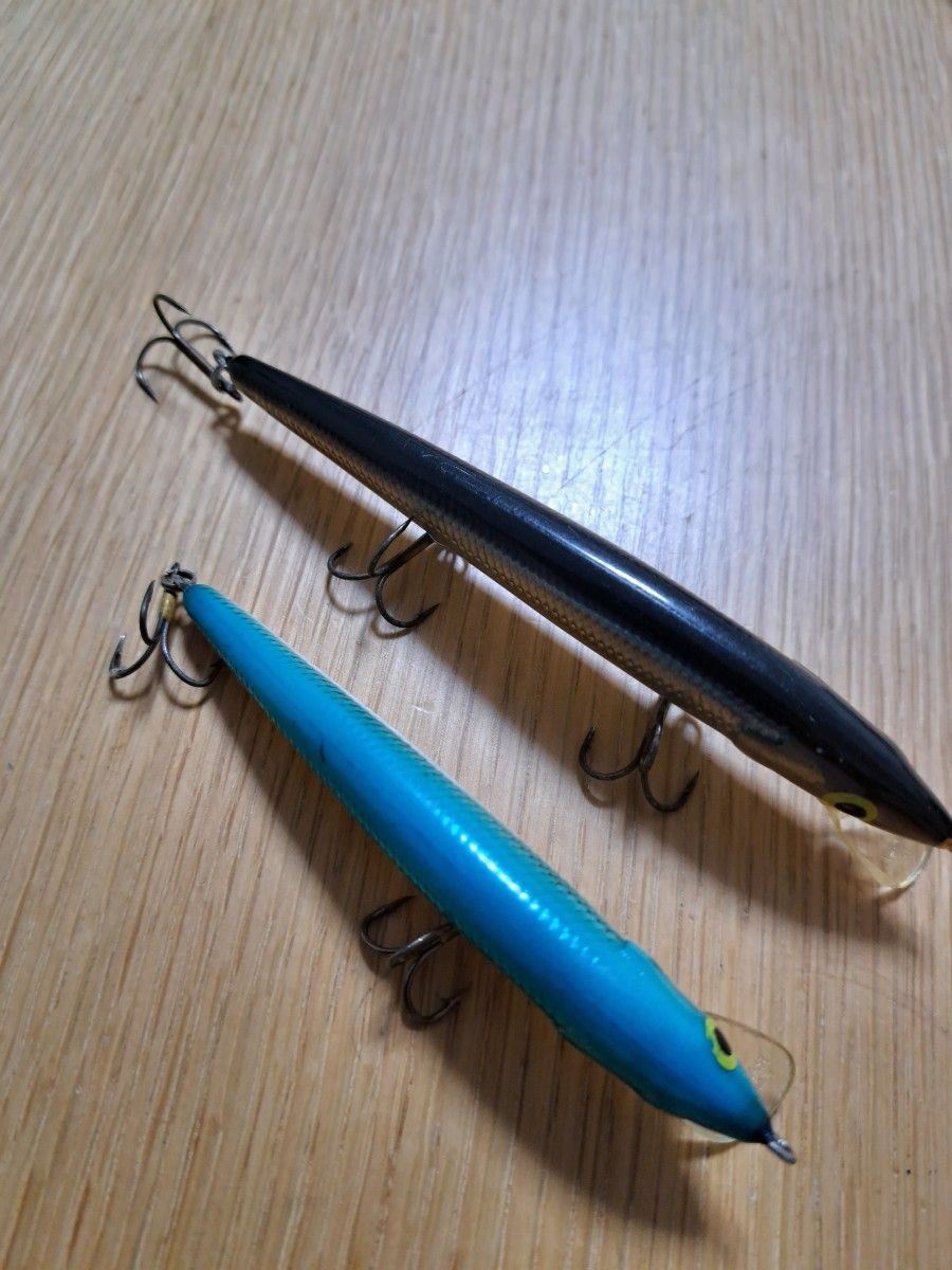 Rapala Husky Jerk Set Old Bass Fishing Seabass Black Bass Minnow Jerkbait - Image 5