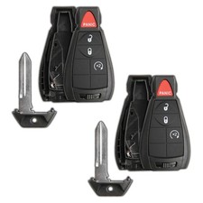 2 Key Fob Remote Start Shell Case Replacement for Jeep Dodge Chrysler IYZ-C01C