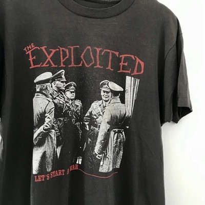 The Exploited Band Black Short Sleeve Unisex T-shirt Reprint S-5XL KH13342