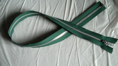 26 inch Very Dark Steely Blue & Aluminum #5 YKK Separating Zipper New! 26 inch Very Dark Steely Blue & Aluminum #5 YKK Separating Zipper New!