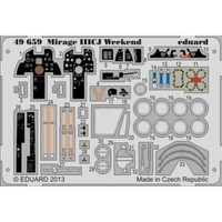 MW22 Eduard 49659 Mirage Iiicj Weekend 1/48 Pe Set For Eduard