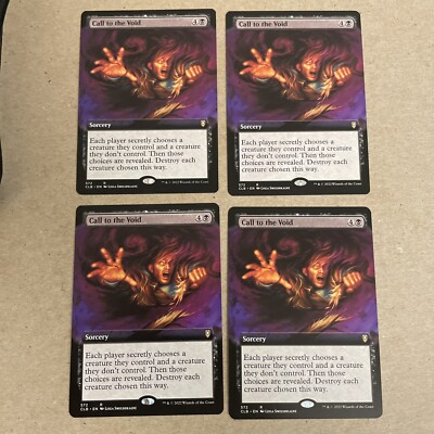 x4 Call to the Void - Extended Art R MTG Commander Legends: Battle for Baldur's