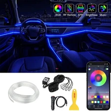 6M RGB LED Strip APP Music Control Atmosphere Interior Ambient Lights  Lamp